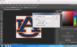 How to change the color of a logo using Photoshop