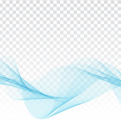 Abstract blue wave elegant design on transparent background ...