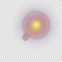Floating LensFlare (transparent background) (Effect)