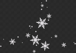 Snowflake, Overlays on transparent background, PNG