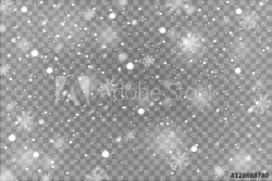 Winter with snow in transparent background - Buy this stock ...