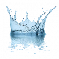 Transparent Vector Water Splash And Wave On Background in ...