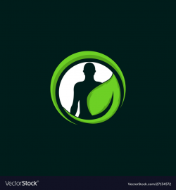 Human care physical therapy creative logo