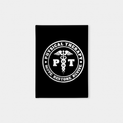 PT Therapist Medical Treatment Logo Physical Therapy