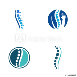 physical therapy logo vector icon illustration collection ...
