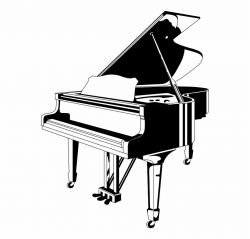 Free Piano Clipart Black And White, Download Free Clip Art ...