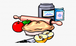 Pie Clipart Pie Baking - Apple Pie Ingredients Cartoon ...