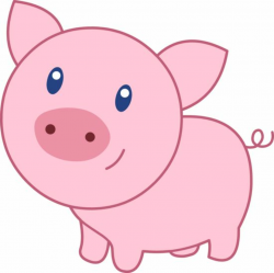 Sweetclipart cute happy pink pig 0 clipart - Cliparting.com