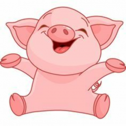 Image result for baby pigs clipart | bib | Baby pigs, Happy pig, Pig art