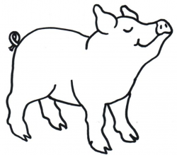Pig Clip Art Black And White | Clipart Panda - Free Clipart Images
