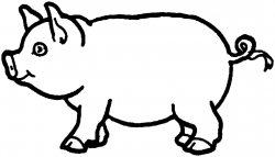 Pig Clip Art Black And White | Clipart Panda - Free Clipart Images