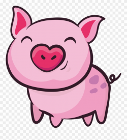 Kisspng Domestic Pig Clip Art Pink Cute Little - Pig Clipart Png ...