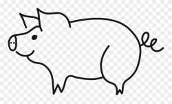 National Pig Day Drawing Piggy Bunny Coloring Book - Pig Black And ...