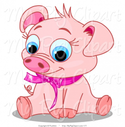 pink pig images | ... Adorable Pink Female Piglet Wearing a Pink ...