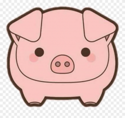 Cerdito Sticker - Kawaii Pigs Clipart (#3357859) - PinClipart