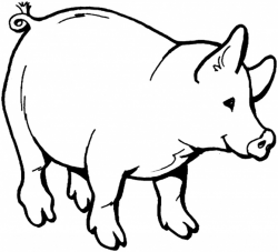 Free Pig Outline, Download Free Clip Art, Free Clip Art on Clipart ...
