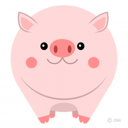 Fat Pig Clipart Free Picture｜Illustoon
