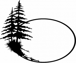 Pine Tree Silhouette Clip Art Clipart pine | Pine tree ...