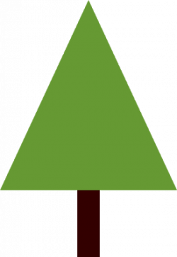 Pine Triangle Tree Transparent & PNG Clipart Free Download - YWD