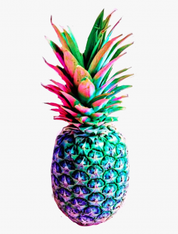 Rainbow Clipart Pineapple - Colorful Pineapple Pink ...