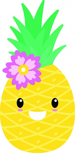 Amazon.com: Cute Kawaii Pineapple Cartoon Emoji Vinyl ...