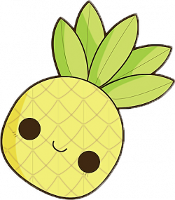 Pineapple clipart kawaii, Pineapple kawaii Transparent FREE ...