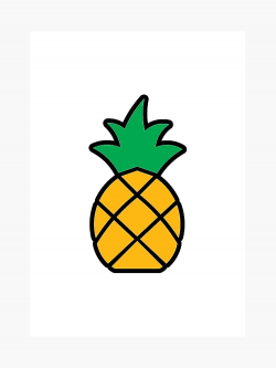 Simple Pineapple Drawing | Free download best Simple ...