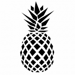 Pineapple black and white ideas about pineapple clipart on 6 ...