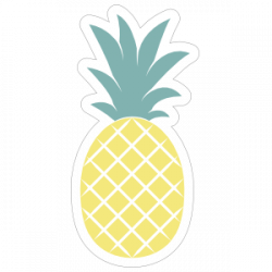 Simple Pineapple Sticker