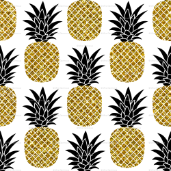 faux gold glitter pineapples - large wallpaper - mirabelleprint ...