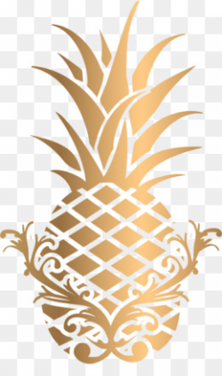 Gold Pineapple PNG - navy-and-gold-pineapple rose-gold-pineapple.