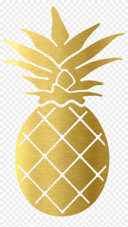 Gold Pineapple Png - Gold Pineapple Clipart Png, Transparent Png ...