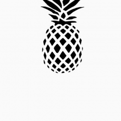 Pineapple Silhouette | Free download best Pineapple Silhouette on ...