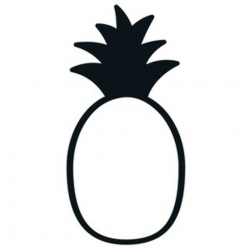 Pineapple Silhouette | Free download best Pineapple Silhouette on ...