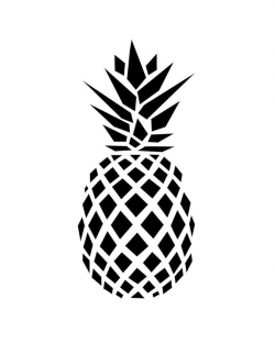 Pineapple Silhouette | Free download best Pineapple Silhouette on ...