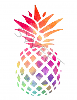 Watercolor pineapple clipart 7 » Clipart Portal