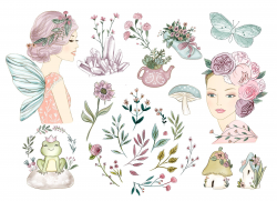 Fairy clipart by Rosabebe on @creativemarket #graphicdesign ...