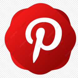 Pinterest Icon Png, Social Media Vector, Pinterest ...