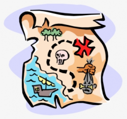 Free Pirate Map Clip Art with No Background - ClipartKey