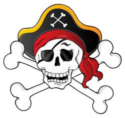 Clip Art Pirate Skull Clipart - Clip Art Library