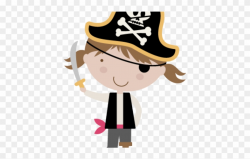 Pirate Clipart Family - Pirate Girl Clipart Free - Png Download ...