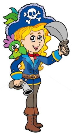 Female Pirate Clipart - Clip Art Library
