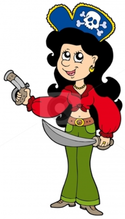 Female pirate clipart - Clip Art Library