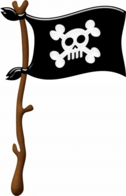 Pirate flag images about pirate clipart on bottle wheels - ClipartBarn