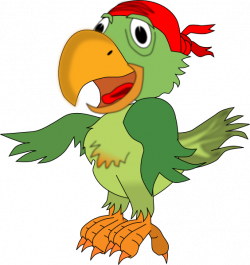 Pirate Parrot Clip Art at Clker.com - vector clip art online ...