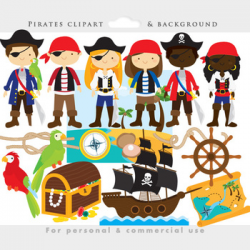 Pirate clipart - pirates clip art, eyepatch, booty, ship, treasure ...