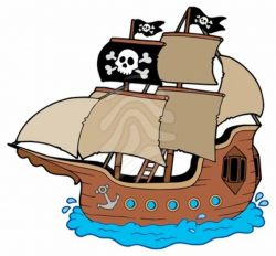 Clip art pirate ship free clipart images - Clipartix