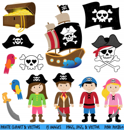 Pirate Clipart and Vectors