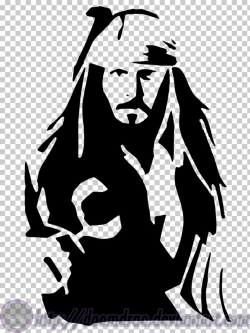 Jack Sparrow Stencil Pirates of the Caribbean , pirate ...