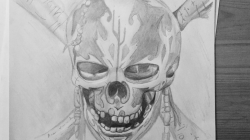 How to Draw Pirates of the Caribbean - logo - Dead Men Tell No Tales